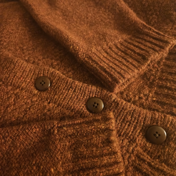 Triangle Tuck Cardigan In Bracken - Picture 7 of 12